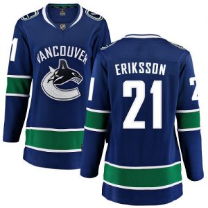 Dámské NHL Vancouver Canucks dresy 21 Loui Eriksson Breakaway modrá Fanatics Branded Domácí
