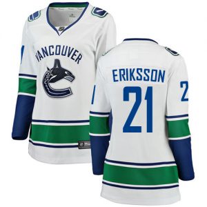 Dámské NHL Vancouver Canucks dresy 21 Loui Eriksson Breakaway Bílý Fanatics Branded Venkovní