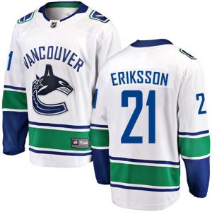 Dětské NHL Vancouver Canucks dresy 21 Loui Eriksson Breakaway Bílý Fanatics Branded Venkovní