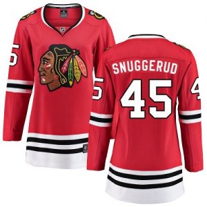 Dámské NHL Chicago Blackhawks dresy 45 Luc Snuggerud Breakaway Červené Fanatics Branded Domácí