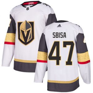 Dámské NHL Vegas Golden Knights dresy 47 Luca Sbisa Authentic Bílý Adidas Venkovní