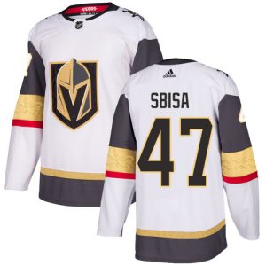 Dětské NHL Vegas Golden Knights dresy 47 Luca Sbisa Authentic Bílý Adidas Venkovní