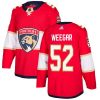 Dětské NHL Florida Panthers dresy 52 MacKenzie Weegar Authentic Červené Adidas Domácí