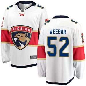 Pánské NHL Florida Panthers dresy 52 MacKenzie Weegar Breakaway Bílý Fanatics Branded Venkovní
