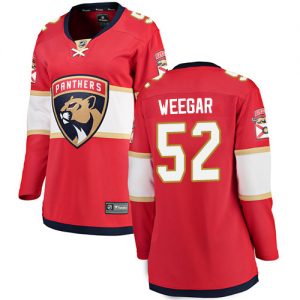 Dámské NHL Florida Panthers dresy 52 MacKenzie Weegar Breakaway Červené Fanatics Branded Domácí