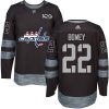 Pánské NHL Washington Capitals dresy 22 Madison Bowey Authentic Černá Adidas 1917 2017 100th Anniversary