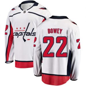 Pánské NHL Washington Capitals dresy 22 Madison Bowey Breakaway Bílý Fanatics Branded Venkovní