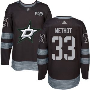 Pánské NHL Dallas Stars dresy 33 Marc Methot Authentic Černá Adidas 1917 2017 100th Anniversary