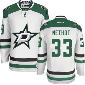 Dětské NHL Dallas Stars dresy 33 Marc Methot Authentic Bílý Reebok Venkovní hokejové dresy