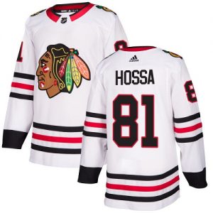 Dětské NHL Chicago Blackhawks dresy 81 Marian Hossa Authentic Bílý Adidas Venkovní