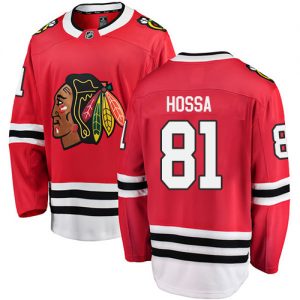 Dětské NHL Chicago Blackhawks dresy 81 Marian Hossa Breakaway Červené Fanatics Branded Domácí