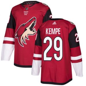 Dětské NHL Arizona Coyotes dresy 29 Mario Kempe Authentic Burgundy Červené Adidas Domácí