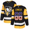 Dětské NHL Pittsburgh Penguins dresy 66 Mario Lemieux Authentic Černá Adidas USA Flag Fashion