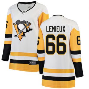 Dámské NHL Pittsburgh Penguins dresy 66 Mario Lemieux Breakaway Bílý Fanatics Branded Venkovní