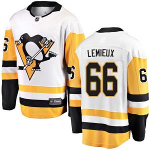 Dětské NHL Pittsburgh Penguins dresy 66 Mario Lemieux Breakaway Bílý Fanatics Branded Venkovní