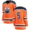 Dámské NHL Edmonton Oilers dresy 5 Mark Fayne Breakaway Oranžový Fanatics Branded Domácí