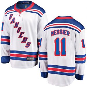 Dětské NHL New York Rangers dresy 11 Mark Messier Breakaway Bílý Fanatics Branded Venkovní