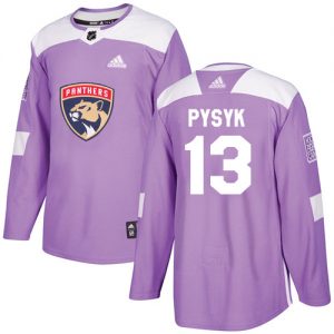 Dětské NHL Florida Panthers dresy 13 Mark Pysyk Authentic Nachový Adidas Fights Cancer Practice
