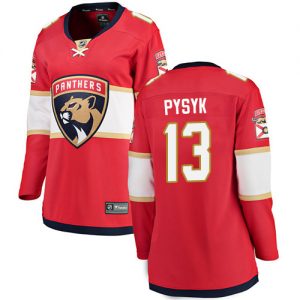 Dámské NHL Florida Panthers dresy 13 Mark Pysyk Breakaway Červené Fanatics Branded Domácí