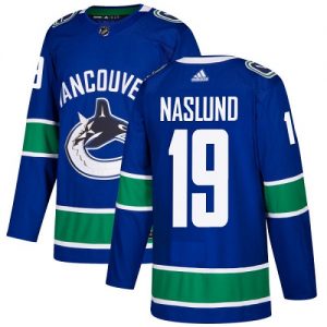 Pánské NHL Vancouver Canucks dresy 19 Markus Naslund Authentic modrá Adidas Domácí