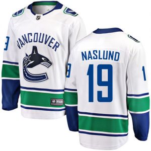 Pánské NHL Vancouver Canucks dresy 19 Markus Naslund Breakaway Bílý Fanatics Branded Venkovní