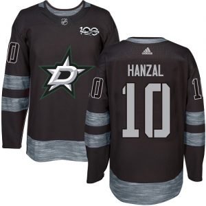 Pánské NHL Dallas Stars dresy 10 Martin Hanzal Authentic Černá Adidas 1917 2017 100th Anniversary