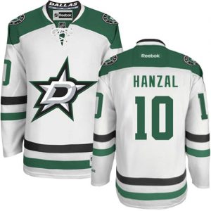 Pánské NHL Dallas Stars dresy 10 Martin Hanzal Authentic Bílý Reebok Venkovní hokejové dresy