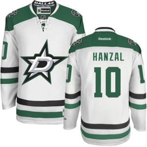 Dámské NHL Dallas Stars dresy 10 Martin Hanzal Authentic Bílý Reebok Venkovní hokejové dresy
