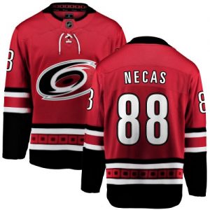 Pánské NHL Carolina Hurricanes dresy 88 Martin Necas Breakaway Červené Fanatics Branded Domácí