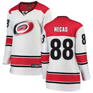 Dámské NHL Carolina Hurricanes dresy 88 Martin Necas Breakaway Bílý Fanatics Branded Venkovní