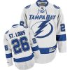 Dámské NHL Tampa Bay Lightning dresy 26 Martin St. Louis Authentic Bílý Reebok Venkovní hokejové dresy