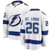 Pánské NHL Tampa Bay Lightning dresy 26 Martin St. Louis Breakaway Bílý Fanatics Branded Venkovní