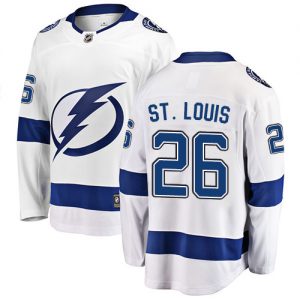 Pánské NHL Tampa Bay Lightning dresy 26 Martin St. Louis Breakaway Bílý Fanatics Branded Venkovní