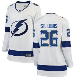 Dámské NHL Tampa Bay Lightning dresy 26 Martin St. Louis Breakaway Bílý Fanatics Branded Venkovní