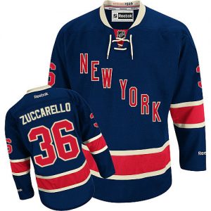 Pánské NHL New York Rangers dresy 36 Mats Zuccarello Authentic Námořnická modrá Reebok Alternativní hokejové dresy