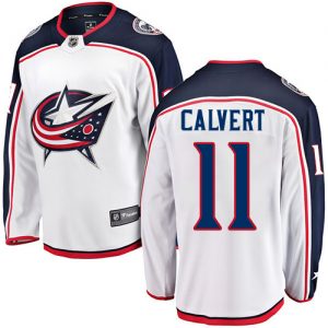 Pánské NHL Columbus Blue Jackets dresy 11 Matt Calvert Breakaway Bílý Fanatics Branded Venkovní