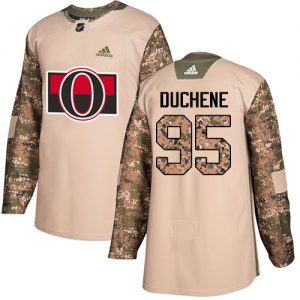 Pánské NHL Ottawa Senators dresy 95 Matt Duchene Authentic Camo Adidas Veterans Day Practice