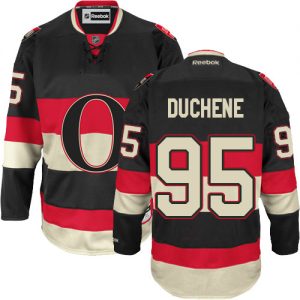 Dětské NHL Ottawa Senators dresy 95 Matt Duchene Authentic Černá Reebok Alternativní hokejové dresy