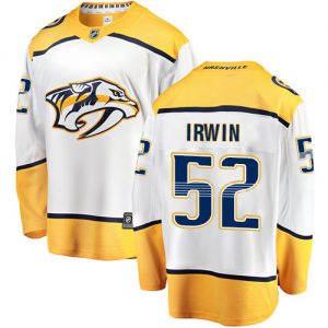 Pánské NHL Nashville Predators dresy 52 Matt Irwin Breakaway Bílý Fanatics Branded Venkovní