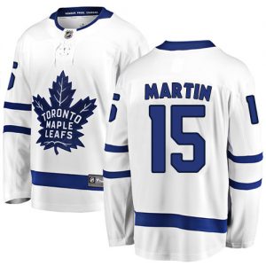 Pánské NHL Toronto Maple Leafs dresy 15 Matt Martin Breakaway Bílý Fanatics Branded Venkovní