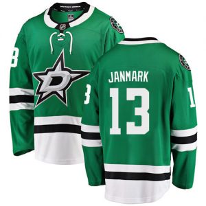 Pánské NHL Dallas Stars dresy 13 Mattias Janmark Breakaway Zelená Fanatics Branded Domácí