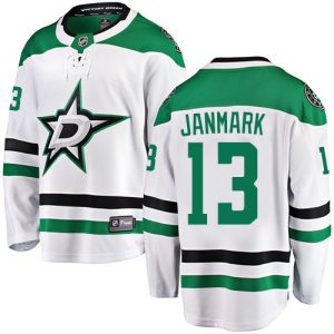 Pánské NHL Dallas Stars dresy 13 Mattias Janmark Breakaway Bílý Fanatics Branded Venkovní