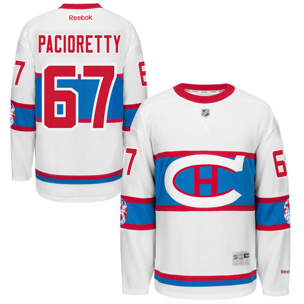 Pánské NHL Montreal Canadiens dresy 67 Max Pacioretty Authentic Bílý Reebok 2016 Winter Classic