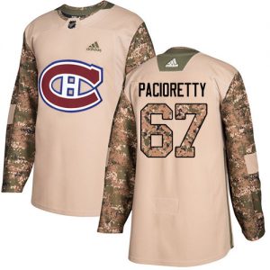 Dětské NHL Montreal Canadiens dresy 67 Max Pacioretty Authentic Camo Adidas Veterans Day Practice