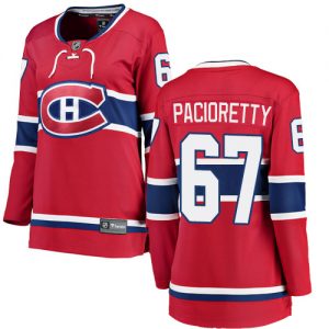 Dámské NHL Montreal Canadiens dresy 67 Max Pacioretty Breakaway Červené Fanatics Branded Domácí