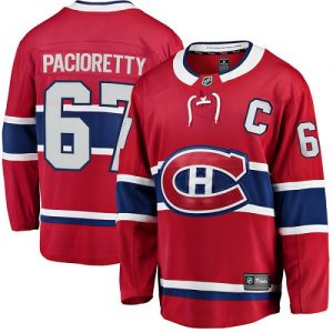 Dětské NHL Montreal Canadiens dresy 67 Max Pacioretty Breakaway Červené Fanatics Branded Domácí