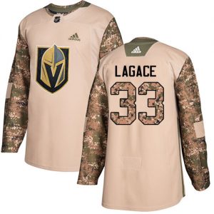 Pánské NHL Golden Knights dresy 33 Maxime Lagace Authentic Camo Adidas Vegas Veterans Day Practice