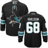 Dámské NHL San Jose Sharks dresy 68 Melker Karlsson Authentic Černá Reebok Alternativní hokejové dresy