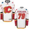 Dětské NHL Calgary Flames dresy 79 Michael Ferland Authentic Bílý Reebok Venkovní hokejové dresy