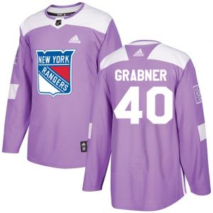 Pánské NHL New York Rangers dresy 40 Michael Grabner Authentic Nachový Adidas Fights Cancer Practice